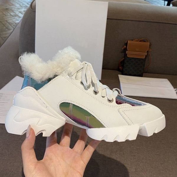 

2021 new women dad shoes fashion flatform bottom sneakers womens sports dad shoes with box size 35-41, Black