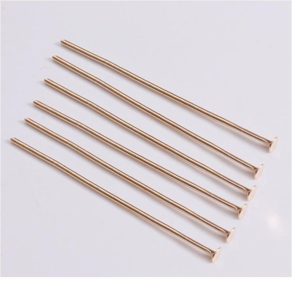 

xinyao 100/pcs head pins eye pin jewelry findings necklace charm jewelry making earrings diy accessories ball flat pins jllnoz, Silver