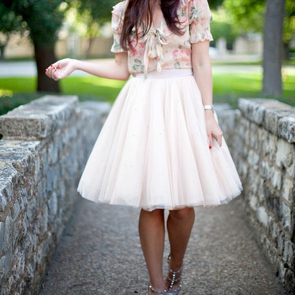 

women tulle skirt women lace secret beige knee length empire girls tutu plus size tulle skirts 5xl xxxxl custom, Black