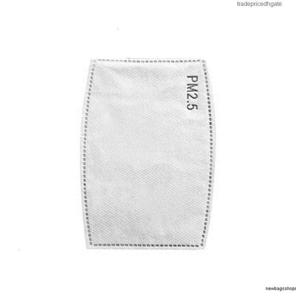 

filter pm2.5 insert soft original non-woven activate carbon mask replaceable pad white for k,kn94 7x10cm