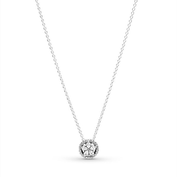 

100% original shiny pendant necklace women fashion jewelry, 925 sterling silver necklace not faded cubic zirconia necklace for christmas