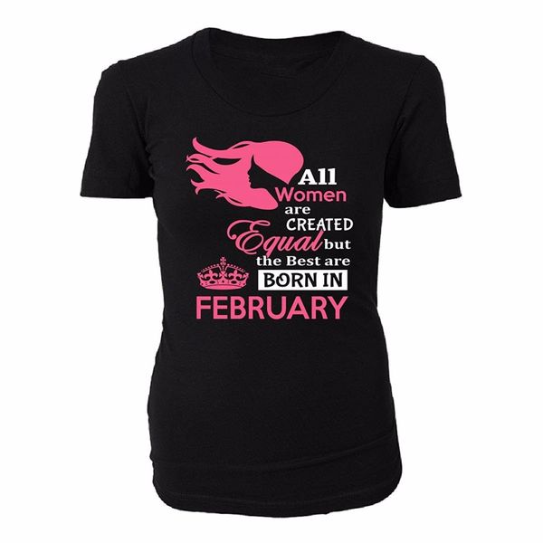

new popular famous brand brand high-quality are born in february funny gift design 's t shirt sport hooded sweatshirt hoodie