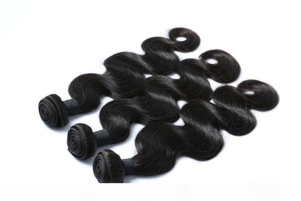

brazilian malaysian peruvian unprocessed body wave human hair wefts dyeable great quality hair weave bundles virgin hair, Black;brown