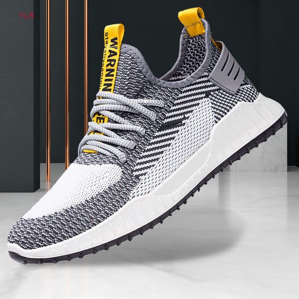 

fashion men breathable running shoes black grey khaki fashion mens trainer men athletic sports sneaker size 39-44 style 1