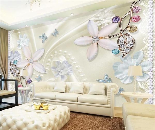 

custom any size mural wallpaper background pgraphy color butterfly crystal diamonds bathroom wall painting for living room