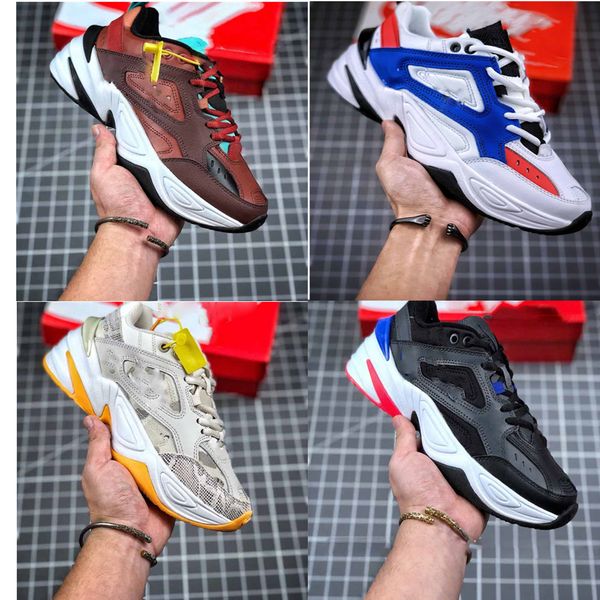 

m2k tekno chunky shoes mens white black orange khaki cool white blue platinum tint fashion luxury casual women men sneakers