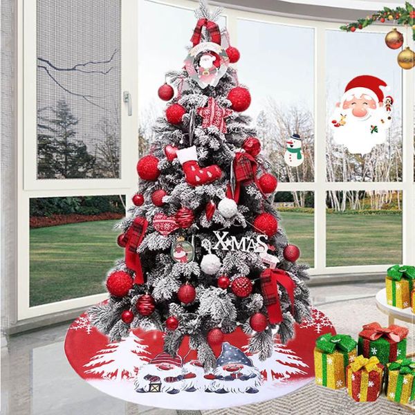 

snowflake christmas tree decor grey red christmas tree skirt plush skirt for xmas decorations decor for home shop