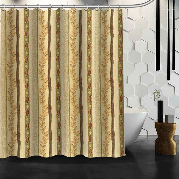 

new custom woven design shower curtain bath curtain waterproof fabric bathroom a2020.5.261