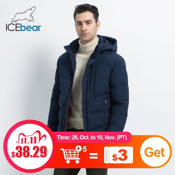 

new men's winter jacket casual man cotton suit stylish male coat men's clothing brand apparel mwd19925d 201104, Black