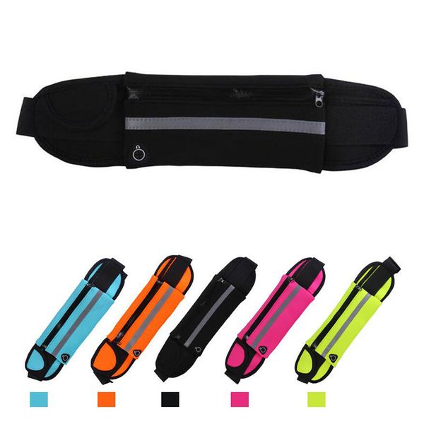 

running bag sports skinny waistpacks outdoor mobile phone waterproof personal stealth multifunctional men women marathon bottle bag