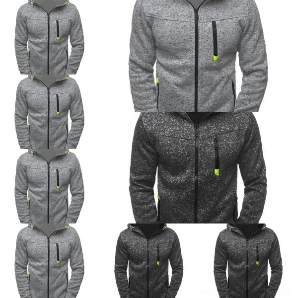 

4fbpf muscle fitness brother autumn winter new men's sports leisure coat cardigan coatoutdoor running sweater coat hooded sweater men&#, Black