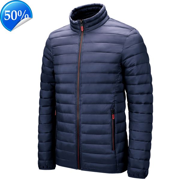 

men's winter warm outdoor down jacket fashion m52taabab, Black