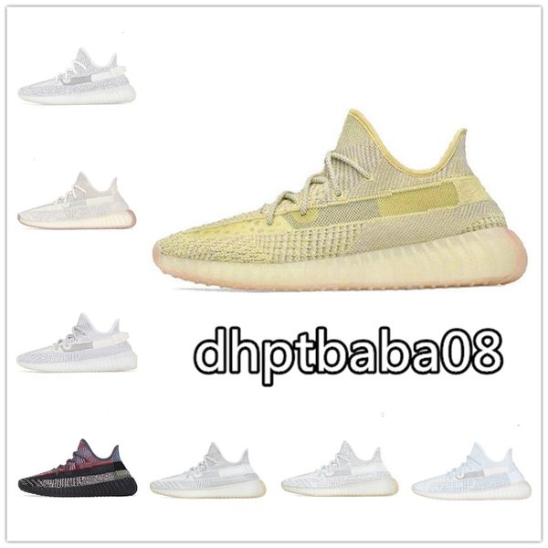 

2020 kanye west static running shoes new israfil cinder v2 desert sage earth tail light zebra womens mens trainers sneakers size 13