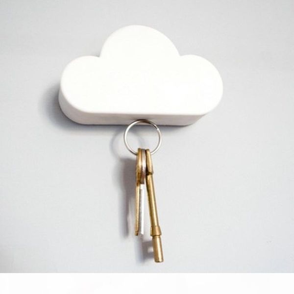 

simple cartoon cloud design magnetic key holder strong magnetism wall hook home decoration cloud hang hooks for keys