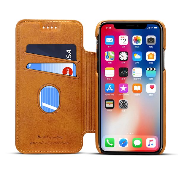 

кожаный флип кошельки телефон чехол для iphone 12 11pro xs max xr роскошный крышка для iphone 11 7 8plus оптом
