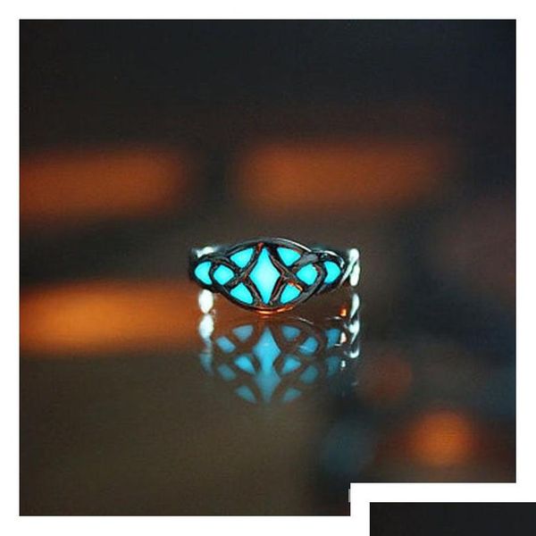

europe and the united states big luxury retro carved luminous ring maya mysterious geometry adjustable adj sqciny beauty888, Golden;silver