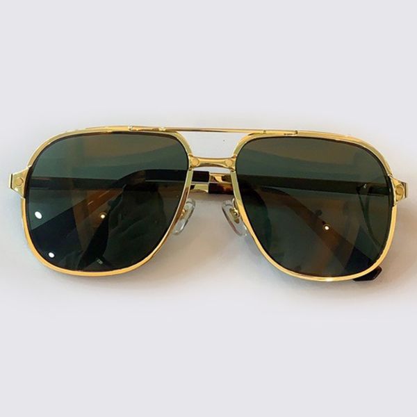 

2021 new men with box brand designer metal frame luxury sunglasses female male vintage uv400 ca1o, White;black