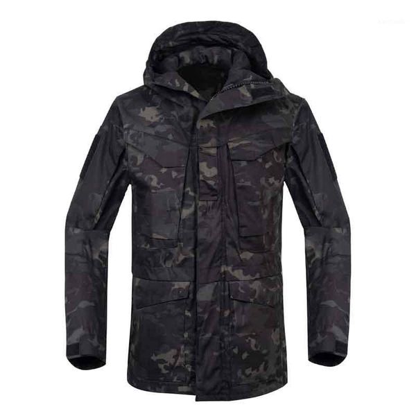 

outdoor jackets&hoodies tactical jackets camping hiking multipockets coat waterproof windbreakers pilot hooded outerwear bomber jacket1, Blue;black