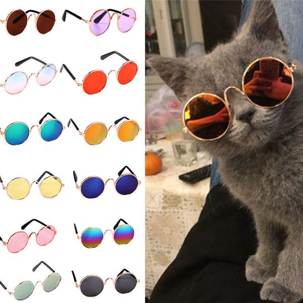 

cat glasses toy 1pc kitty lovely dog sunglasses ps props eye-wear protection sunglasse pet accessoires