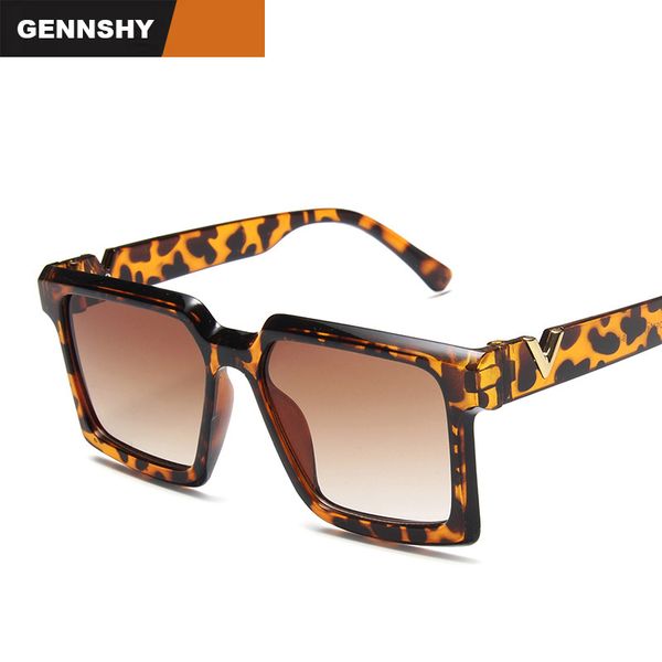 

sunglasses 2021 europe and america women unique big square mirror lenses retro brand design eyeglasses tortoise, White;black