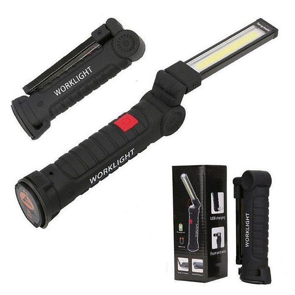 

portable lumen cob led portable spotlight working lights with magnetic 5 modes usb rechargeable high brightness energy saving