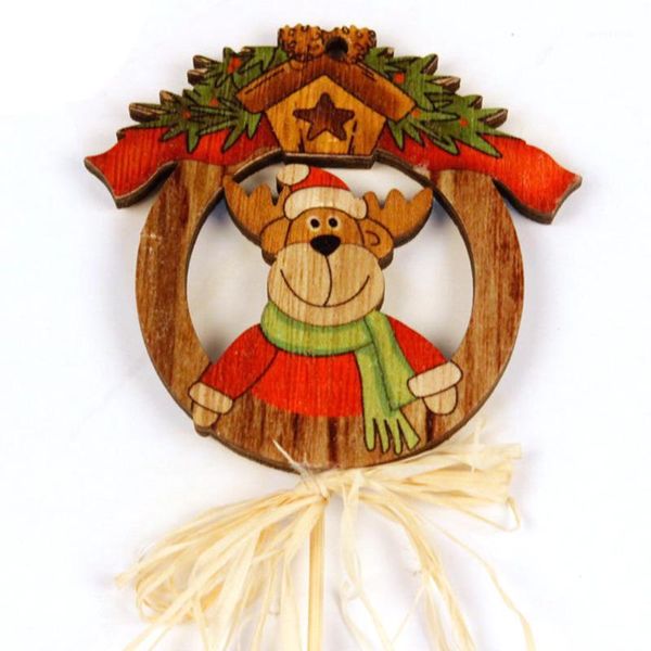 

party wood pendant insert card wall hanging gifts christmas ornament1