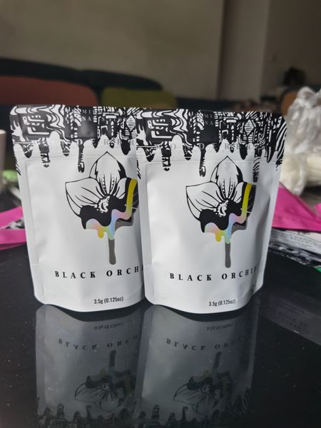 

черная орхидея condrebrett тепло герметичный герметичный mylar bag 10x12cm упаковка на молнии 3,5 г для детей