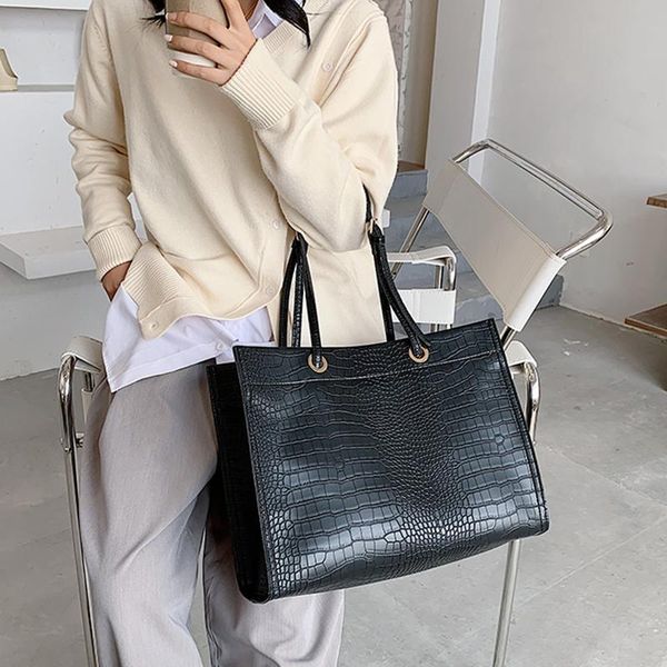 

cross body [eam] women tote bag large capacity elegant pu leather personality all-match crossbody shoulder fashion 2021 18a1678