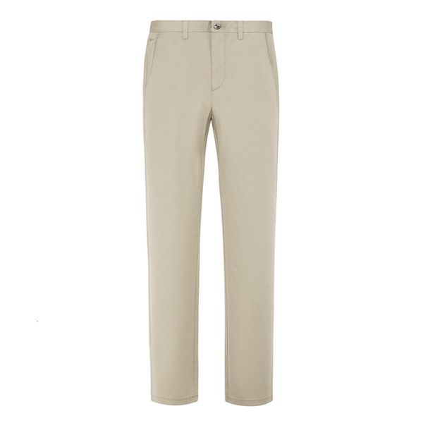 

w1246. fox brand spring and autumn casual pants cotton waist straight tube comfortable business men's trousers, Black