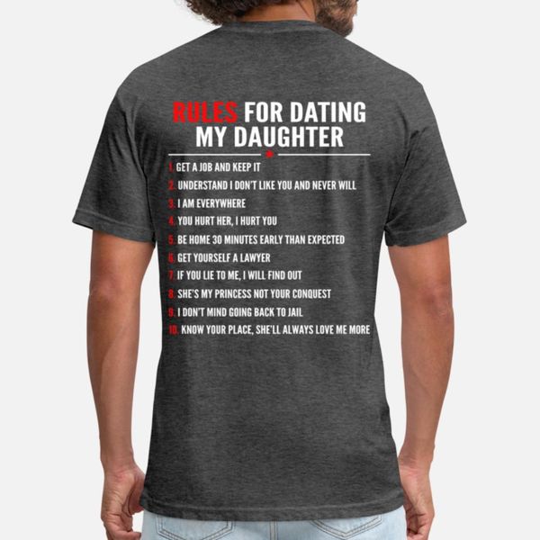 

10 rules for dating my daughter t-shirt designers graphic t shirt breathable tracksuit hoodie sweatshirt