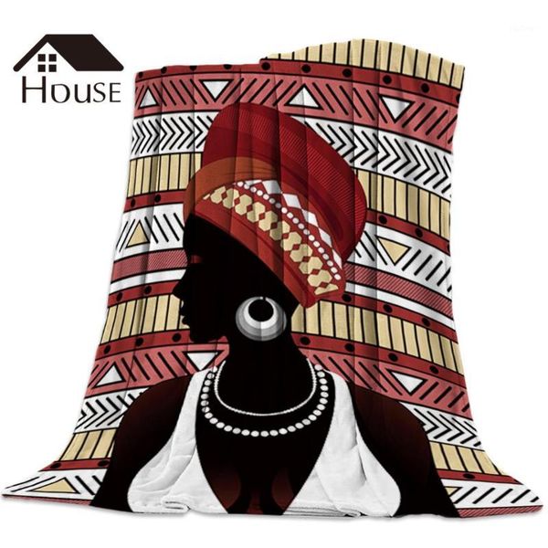 

geometic african women ethnic printed nap blanket soft comfortable velvet plush ethnic blankets warm sofa bed sheets1