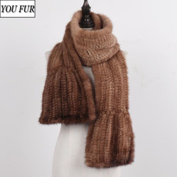 

scarves women knitted 100% real scarf natural warm long muffler shawl lady winter luxury genuine, Blue;gray