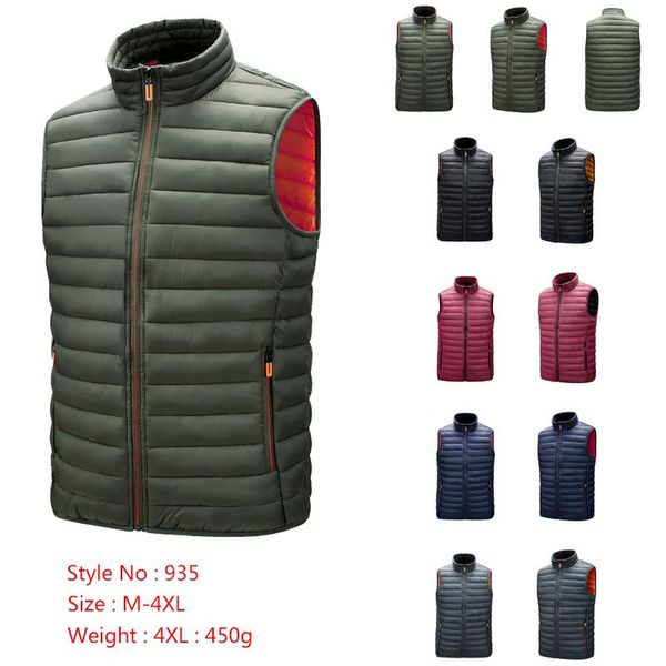 

2020 autumn and winter thermal vest black red blue green sleeveless waistcoat for men comprehensive training suit outerwear935