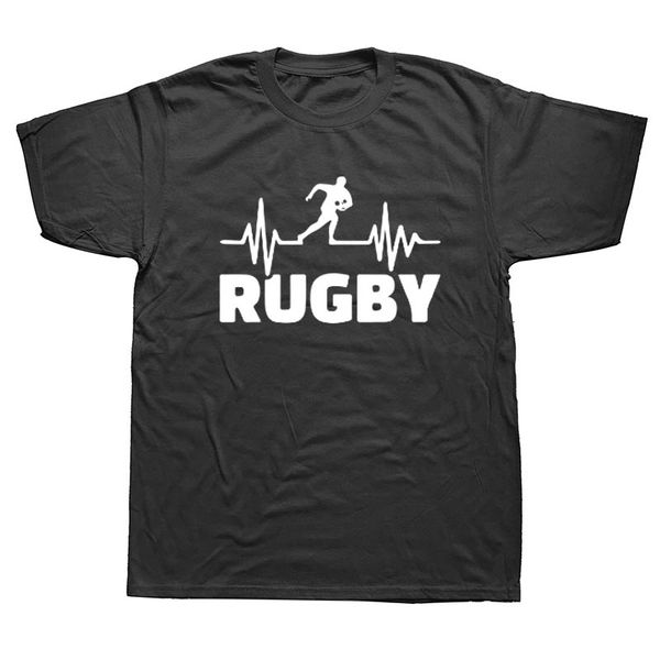 

heartbeat of rugbying t-shirts men summer fashion short sleeve t shirt funny printed mens tee sport hooded sweatshirt hoodie