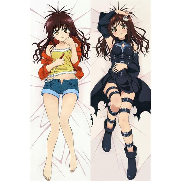 

anime 2way dakimakura 160x50cm to love ru mikan yuki japanese manga girl body hugging pillow case cover waifu gift otaku