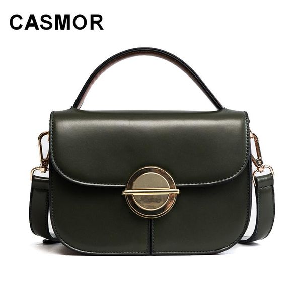 

casmor women's shoulder bag 2020 autumn and winter fashion tote bag ladies oil wax leather pu messenger