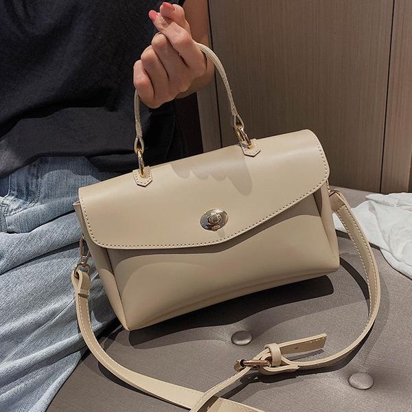 

contrast color ocean portable handbags new 2020 fashion wild messenger bag texture one shoulder women's handbag
