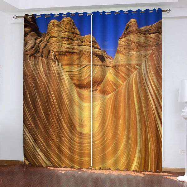 

luxury blackout 3d window curtain for living room bedroom customized size