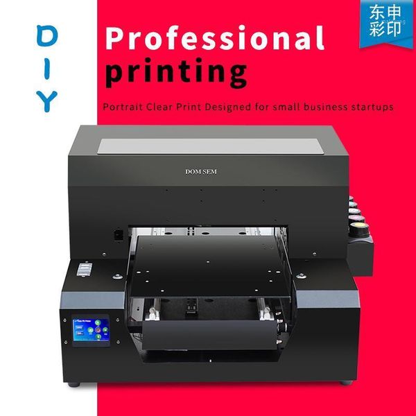 

domsem digital a3 uv printers for phone case pen pvc card ps with two years warranty flatbed print machine1