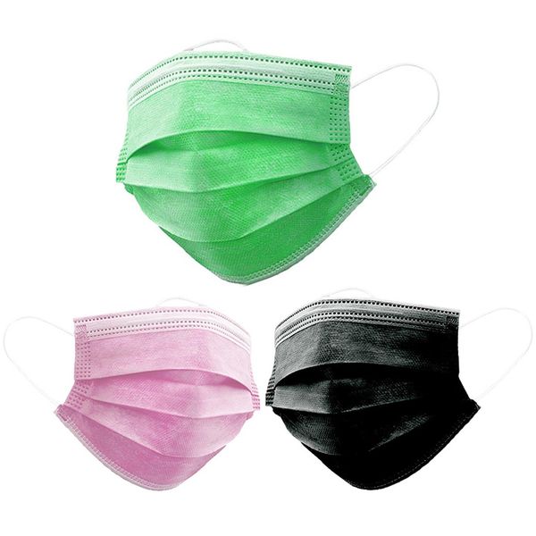 

disposable meltblown cloth prompt masks shipment civilian, 3layer ordinary protective daily different color disposable face mask