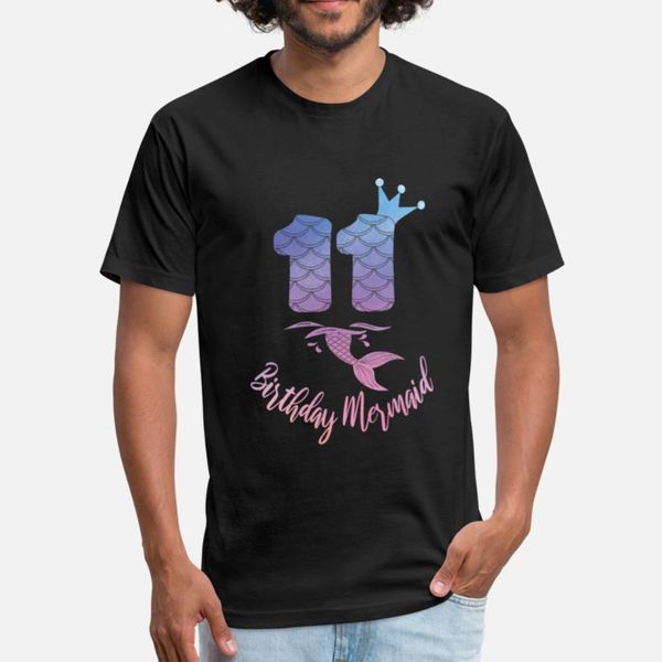 

11th birthday mermaid - 11 years old bday girl graphic designers t shirt oversized tracksuit hoodie sweatshirt