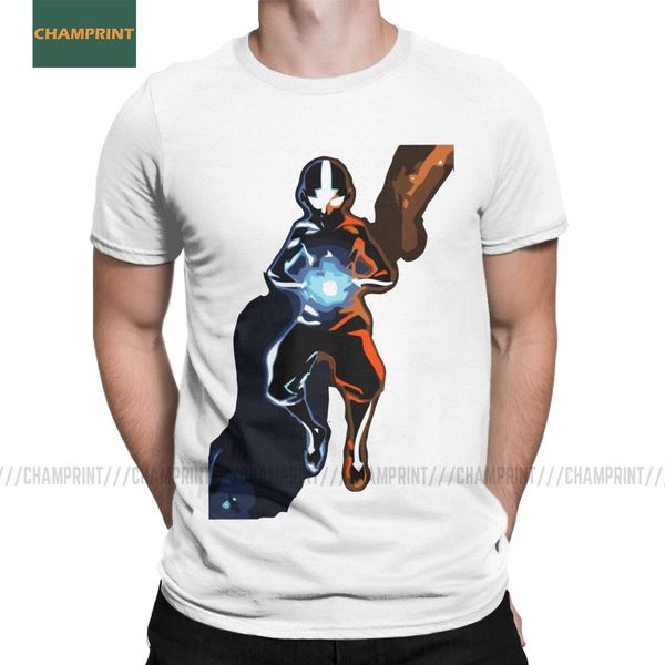 

положительные и отрицательные аватар чакры the last airbender аанг аниме katara bison yip с коротким рукавом тройник толстовка с капюшоном т