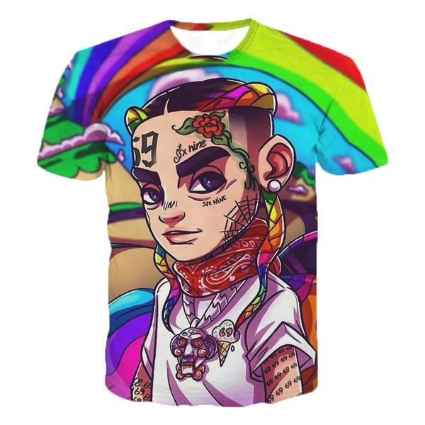 

three-dimensional 3d vortex cute 3d print shirts anime hippie horror men clothing