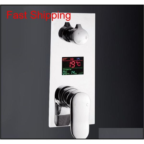 

digital wall mounted 2 or 3 way shower mixer valve control with display bath shower panel inte qylezh packing2010