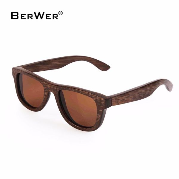 

sunglasses berwer darker brown frame small size bamboo polarized eyeglasses wooden sunglass sun glasses uv400, White;black