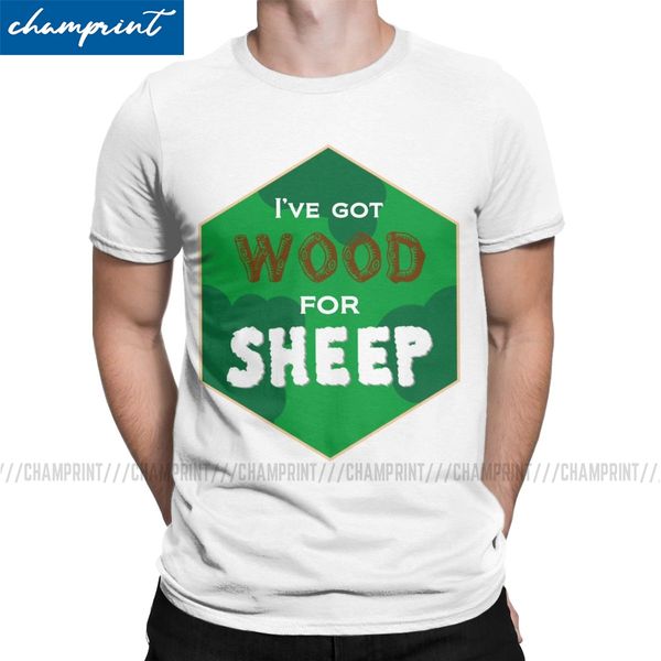 

men's wood for sheep unique tees short sleeve settlers of catan game crew neck new arrival sport hooded sweatshirt hoodie men t shirt