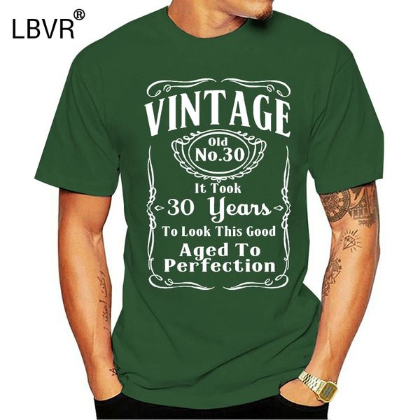 

vintage 30 aged to perfection 30th birthday printed fashion casual solid color design template sport hooded sweatshirt hoodie t shirt