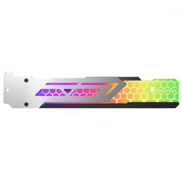 

jonsbo v3 gorgeous graphics card support frame chassis led video card holder bracket for 3 pin 5v argb motherboard1