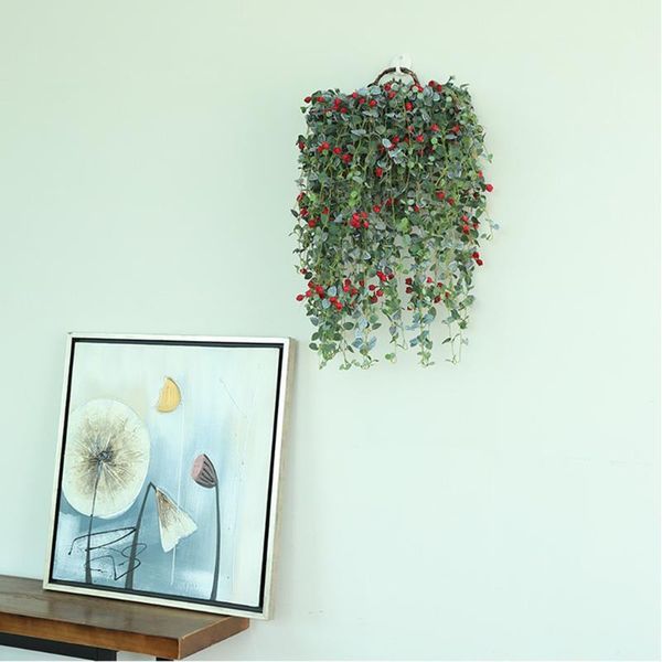 

decorative flowers & wreaths 85 artificial hanging plant flower fake vine willow rattan for home garden wall decor1