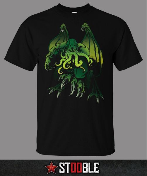 

cthulhu looming t-shirt - direct from stockist(1) sport hooded sweatshirt hoodie